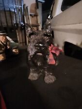 1930's Cast Iron Scotty Dog Large Figural Scottish Terrier  picture