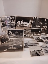 VINTAGE 1940's MIDGET RACE CAR DRIVER PHOTOS Racing Rare Lot AAA Pictures  picture
