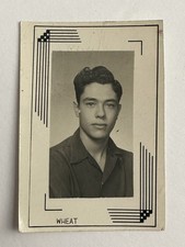 Hunky Man 1940s 40s Tiny Nice Hair Portrait Gay Interest Small Photo Photograph picture