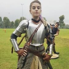 Battle ground Medieval Female Half Armor Larp Sca Warrior Metal Costume picture