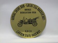 1956 AACA  Annual Shore Run Dash Plaque, Great Egg Harbor Bay, NJ, gd used cond picture