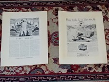 Vintage 1920's Early Aviation Advertisements- Framed- Keystone Loeming Amphibian picture