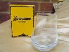 Genuine Stranahan's Whiskey Colorado USA Tasting Etched Glass Boxed Unused Rare picture
