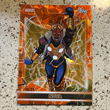 Topps 2026 Topps Marvel Nova #81 Serial Numbered 16/25 Print Run 25 picture