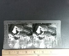 Swiss Wood Carver Stereoview Keystone View Co. 1900s Meiringen Switzerland picture