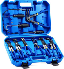 9Pcs Hose Clamp Pliers for Fuel Oil & Water Hoses, Automotive Long Reach Hose Cl picture
