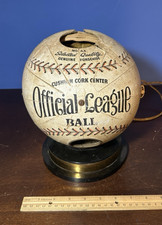 Original Trophy Official League Ball Radio Baseball MLB 1940s Antique NotWorking picture