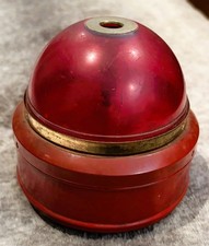 Un-Tested Vintage 1960s-Presto Automatic Pencil Sharpener-Ruby Red Dome-Japan picture