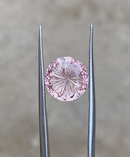 Lab Grown Padparadscha Sapphire 5 Crt Round Shape | Fantasy Cut  Loose Gemstone picture