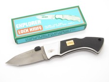 Vtg Explorer 4x4 Jr Tanto AUS-8 G Sakai Seki Japan Folding Lockback Pocket Knife picture
