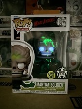 Custom Bloody GITD Funko Pop  #1877 Mars Attacks Martian Soldier Glow picture
