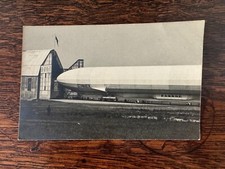 Vintage Zeppelin Luftschiff Blimp Schwaben Baden Baden Real Photo Postcard RPPC picture