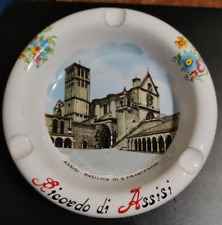 VTG Mario Salvatici Ashtray Ricoedo di Assisi Made in Italy 4.25