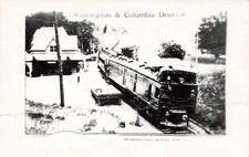 RPPC Wilmington DE Delaware Fallon Ave Train Railroad Depot Photo Postcard F16 picture