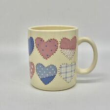 Vintage 1986 Auntie Em Collection Sewing Quilt Patchwork Hearts Cottagecore Mug picture