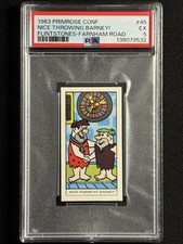 1963 Primrose Confectionery The Flintstones Fred Nice Throwing Barney #45 PSA 5 picture