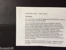 m1-3 ephemera 1984 pub article anchor pyrford lock a mcneil picture
