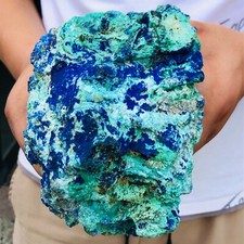 4.88LB BEST NATURAL Azurite/Malachite crystal minerals specimens picture