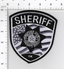 KINGFISHER COUNTY SHERIFF'S OFFICE ^^ OKLAHOMA COLLECTIBLE SHERIFF POLICE PATCH picture