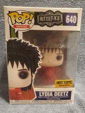 Funko Pop Bettlejuice Lydia Deetz #640 Red Wedding Dress Hot Topic picture