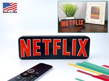 Netflix Logo Sign Home Theater Movie Room Streaming Decor picture