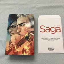 Saga Box Set Sealed – Volumes 1–9 + 9 Exclusive Fiona Staples Prints picture