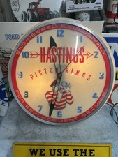 50s Dualite Hastings Piston Rings Clock picture