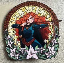 PIN MERIDA SHOOTING BOW & ARROW FLOWERS 3