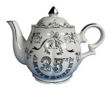 VINTAGE LEFTON 25TH ANNIVERSARY MUSICAL TEAPOT EXCELLENT WORKING CONDITION picture