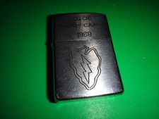 Vietnam War Year 1969 Zippo Lighter CU CHI Base Camp 1969 US 25th INFANTRY Div. picture