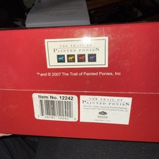 Trail of Painted Ponies Horse Figure 2007 “CHEYENNE PAINTED RAWHIDE” #12242 picture