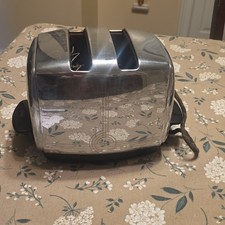 Rare Sunbeam Mo. T-20 Radiant Control Chrome Art Deco 1940's-1950's Toaster picture