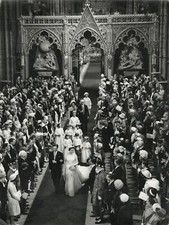 1963 Sir Angus James Bruce Ogilvy & Princess Alexandra of Kent Wedding Photo picture