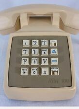 AT&T CS 2500 DMGF home telephone vintage tan push button picture