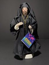 RARE Vtg EVELT Greek Porcelain Priest Collector’s Doll 9”h EUC picture