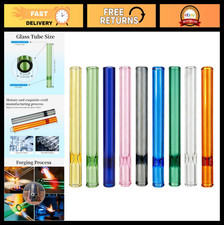 9 Pcs Borosilicate Glass Blowing Pipe - 4
