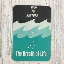 Vtg How to Restore the Breath of Life Mouth to Mouth Brochure by Met Life picture