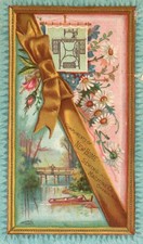 1880s-90s New Home Sewing Machine Co. Orange Massachusetts MA Trade Card picture