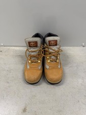 Timberland Field Boots Wheat Nubuck Mesh Boys 6 Youth Fits Womens 7.5 Mens 6 picture