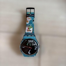 swatch Wristwatch Unisex Blue picture