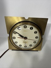 Telechron General Electric Co. model 8H29 Art Deco Bakelite Alarm Clock working picture