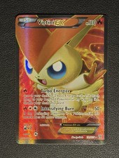 Pokemon Victini EX Holo 131/135 #131 Full Art Front Nm Plasma Storm English 2012 picture