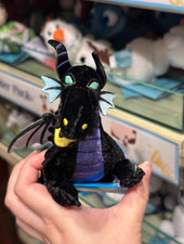 Authentic HK Disneyland Maleficent Halloween Shoulder Magnetic Plush Ages 13+ picture