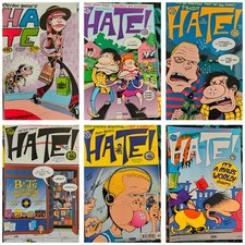 Hate Buddy Bradley Peter Bagge Lot of 30 + 1st Editions Annuals The Bradleys  picture