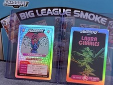 Sluggers Hit Laura Charles Holo Trading Card Last Dragon Tribute Non-Sport picture
