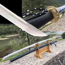 155cm very long 1095 carbon steel japanese samurai sword katana brass tsuba picture
