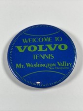 VINTAGE WELCOME TO VOLVO TENNIS MT. WASHINGTON VALLEY NEW HAMPSHIRE PIN BUTTON picture