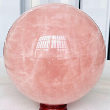 2320g Natural Pink Rose Quartz Sphere Crystal Ball Reiki Healing picture