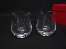 Baccarat Chateau Baccarat Crystal Glass Tumblers Pair Set of 2 Clear BR0579 picture