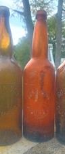 Antique Applied blob top Born & Co Columbus Ohio beer Bottle  picture